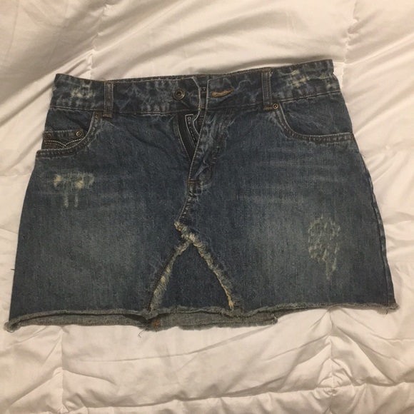 Denim mini skirt size 9/10 - Picture 1 of 8